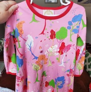 3T EUC TBBC Long Sleeve Polly Play (Fairfield Foliage with Richmond Red)
